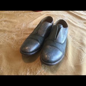 BedStu Lita Oxfords in silver/grey